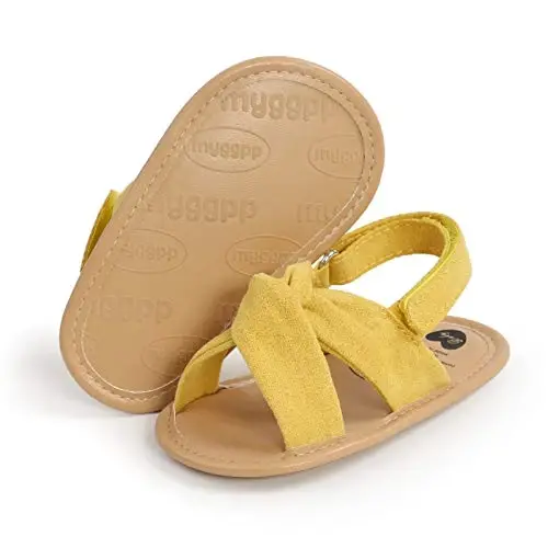 RVROVIC Baby Boys Girls Sandals Premium Infant Summer Outdoor Shoes PU Lightweight Soft Anti-Slip Sole Toddler Prewalker - 1