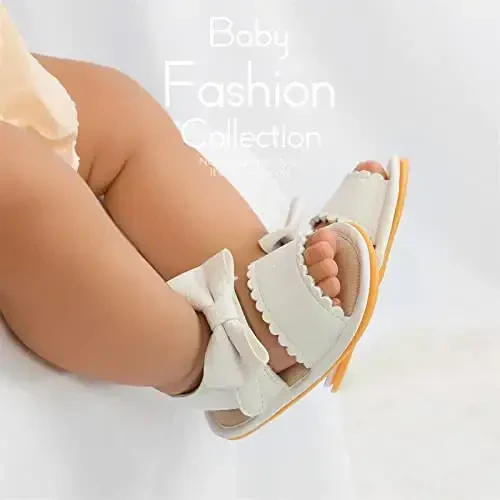 RVROVIC Baby Boys Girls Sandals Premium Infant Summer Outdoor Shoes PU Lightweight Soft Anti-Slip Sole Toddler Prewalker - 3
