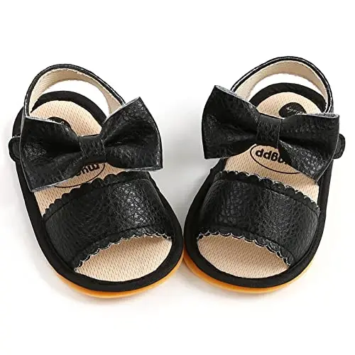 RVROVIC Baby Boys Girls Sandals Premium Infant Summer Outdoor Shoes PU Lightweight Soft Anti-Slip Sole Toddler Prewalker - 3