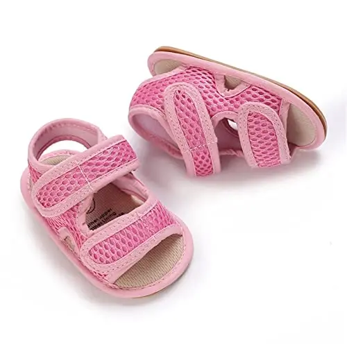 RVROVIC Baby Boys Girls Sandals Premium Infant Summer Outdoor Shoes PU Lightweight Soft Anti-Slip Sole Toddler Prewalker - 3