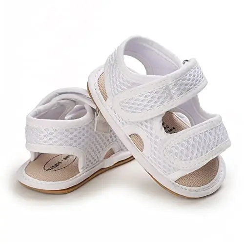 RVROVIC Baby Boys Girls Sandals Premium Infant Summer Outdoor Shoes PU Lightweight Soft Anti-Slip Sole Toddler Prewalker - 3
