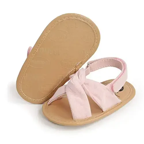 RVROVIC Baby Boys Girls Sandals Premium Infant Summer Outdoor Shoes PU Lightweight Soft Anti-Slip Sole Toddler Prewalker - 1