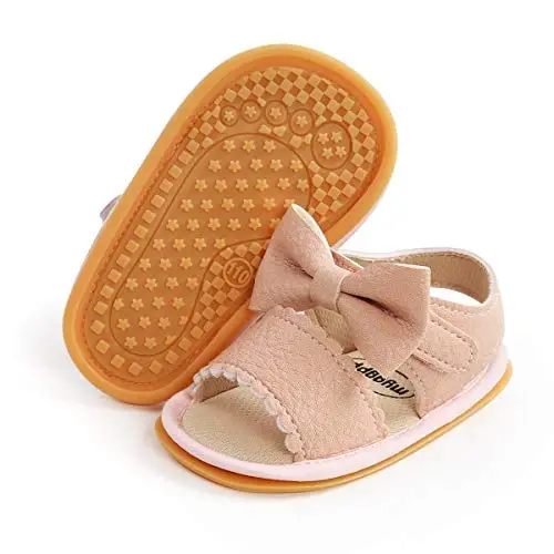 RVROVIC Baby Boys Girls Sandals Premium Infant Summer Outdoor Shoes PU Lightweight Soft Anti-Slip Sole Toddler Prewalker - 1
