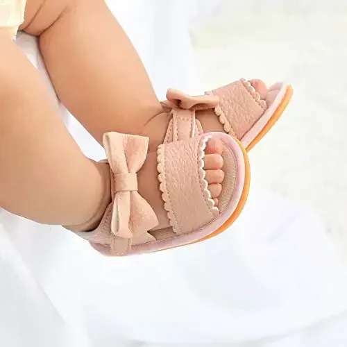 RVROVIC Baby Boys Girls Sandals Premium Infant Summer Outdoor Shoes PU Lightweight Soft Anti-Slip Sole Toddler Prewalker - RVROVIC (1)