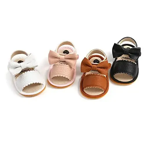 RVROVIC Baby Boys Girls Sandals Premium Infant Summer Outdoor Shoes PU Lightweight Soft Anti-Slip Sole Toddler Prewalker - 5