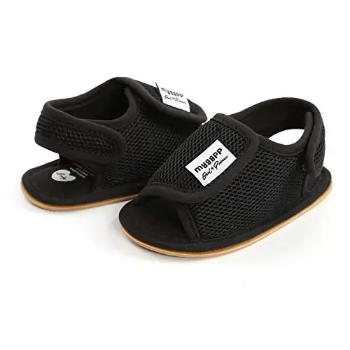 RVROVIC Baby Boys Girls Sandals Premium Infant Summer Outdoor Shoes PU Lightweight Soft Anti-Slip Sole Toddler Prewalker - 5