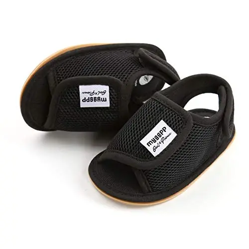 RVROVIC Baby Boys Girls Sandals Premium Infant Summer Outdoor Shoes PU Lightweight Soft Anti-Slip Sole Toddler Prewalker - 6