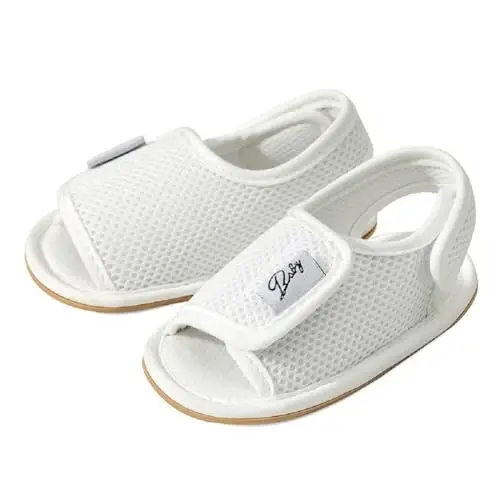 RVROVIC Baby Boys Girls Sandals Premium Infant Summer Outdoor Shoes PU Lightweight Soft Anti-Slip Sole Toddler Prewalker - 3