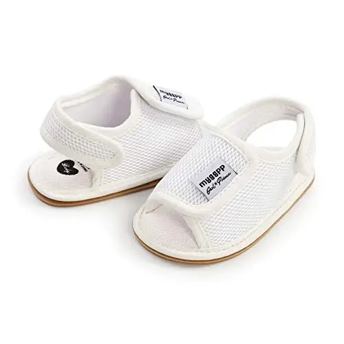 RVROVIC Baby Boys Girls Sandals Premium Infant Summer Outdoor Shoes PU Lightweight Soft Anti-Slip Sole Toddler Prewalker - 6