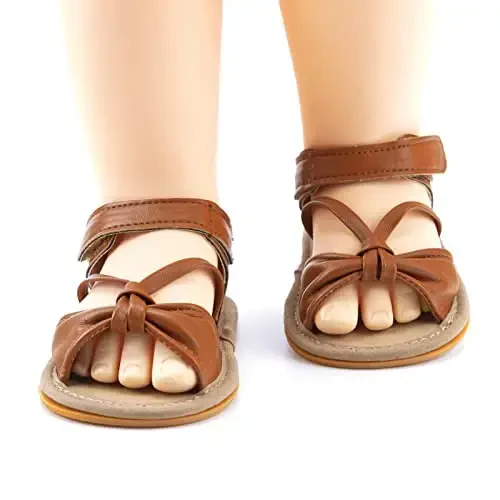 RVROVIC Baby Boys Girls Sandals Premium Soft Anti-Slip Rubber Sole Infant Summer Outdoor Shoes Toddler First Walkers - 5