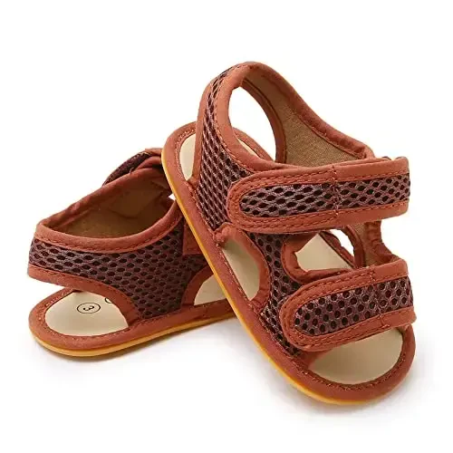 RVROVIC Baby Boys Girls Sandals Premium Soft Anti-Slip Rubber Sole Infant Summer Outdoor Shoes Toddler First Walkers - 2