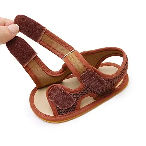 RVROVIC Baby Boys Girls Sandals Premium Soft Anti-Slip Rubber Sole Infant Summer Outdoor Shoes Toddler First Walkers - 3