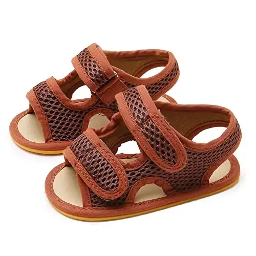 RVROVIC Baby Boys Girls Sandals Premium Soft Anti-Slip Rubber Sole Infant Summer Outdoor Shoes Toddler First Walkers - 5