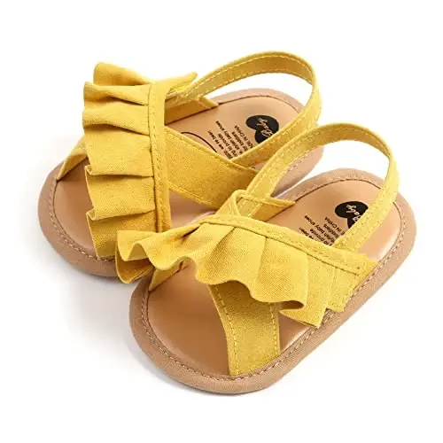 RVROVIC Baby Boys Girls Sandals Premium Soft Anti-Slip Rubber Sole Infant Summer Outdoor Shoes Toddler First Walkers - 3