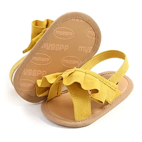 RVROVIC Baby Boys Girls Sandals Premium Soft Anti-Slip Rubber Sole Infant Summer Outdoor Shoes Toddler First Walkers 