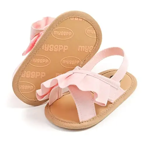 RVROVIC Baby Boys Girls Sandals Premium Soft Anti-Slip Rubber Sole Infant Summer Outdoor Shoes Toddler First Walkers - 1