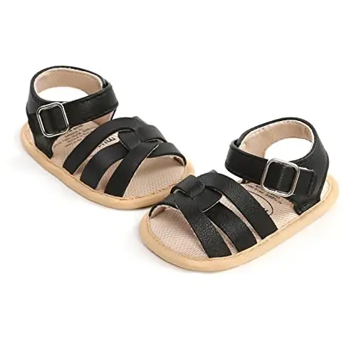 RVROVIC Baby Boys Girls Sandals Premium Soft Anti-Slip Rubber Sole Infant Summer Outdoor Shoes Toddler First Walkers - 4