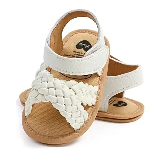 RVROVIC Baby Boys Girls Sandals Premium Soft Anti-Slip Rubber Sole Infant Summer Outdoor Shoes Toddler First Walkers - 4