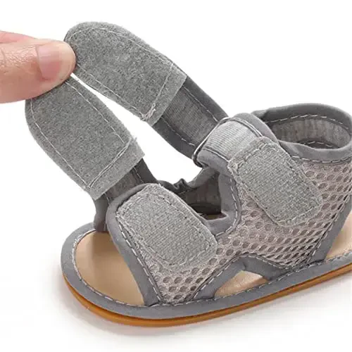 RVROVIC Baby Boys Girls Sandals Premium Soft Anti-Slip Rubber Sole Infant Summer Outdoor Shoes Toddler First Walkers - 4