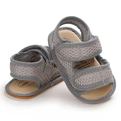 RVROVIC Baby Boys Girls Sandals Premium Soft Anti-Slip Rubber Sole Infant Summer Outdoor Shoes Toddler First Walkers - 5