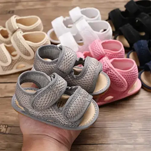 RVROVIC Baby Boys Girls Sandals Premium Soft Anti-Slip Rubber Sole Infant Summer Outdoor Shoes Toddler First Walkers - 3