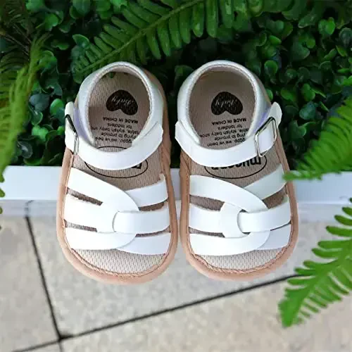 RVROVIC Baby Boys Girls Sandals Premium Soft Anti-Slip Rubber Sole Infant Summer Outdoor Shoes Toddler First Walkers - 3
