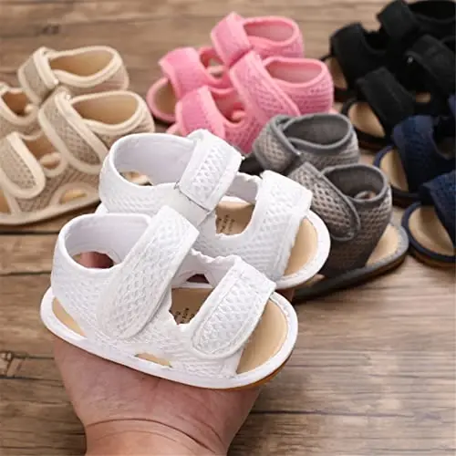RVROVIC Baby Boys Girls Sandals Premium Soft Anti-Slip Rubber Sole Infant Summer Outdoor Shoes Toddler First Walkers - 3