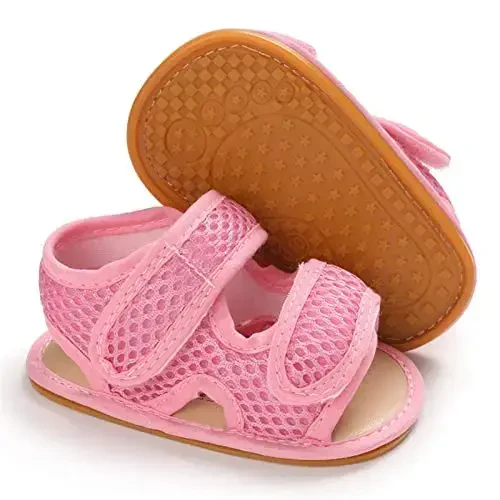 RVROVIC Baby Boys Girls Sandals Premium Soft Anti-Slip Rubber Sole Infant Summer Outdoor Shoes Toddler First Walkers - 1