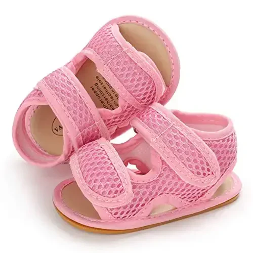 RVROVIC Baby Boys Girls Sandals Premium Soft Anti-Slip Rubber Sole Infant Summer Outdoor Shoes Toddler First Walkers - 5