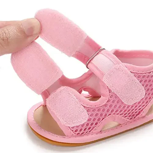 RVROVIC Baby Boys Girls Sandals Premium Soft Anti-Slip Rubber Sole Infant Summer Outdoor Shoes Toddler First Walkers - 4