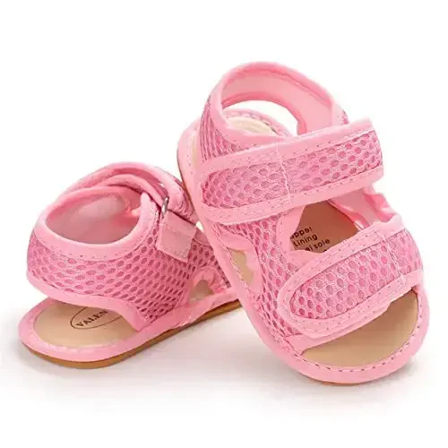 RVROVIC Baby Boys Girls Sandals Premium Soft Anti-Slip Rubber Sole Infant Summer Outdoor Shoes Toddler First Walkers - 6