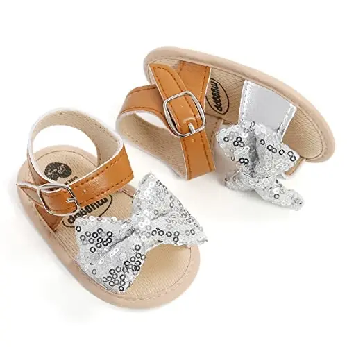 RVROVIC Baby Boys Girls Sandals Premium Soft Anti-Slip Rubber Sole Infant Summer Outdoor Shoes Toddler First Walkers - 6