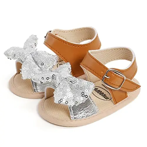 RVROVIC Baby Boys Girls Sandals Premium Soft Anti-Slip Rubber Sole Infant Summer Outdoor Shoes Toddler First Walkers - 1