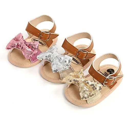 RVROVIC Baby Boys Girls Sandals Premium Soft Anti-Slip Rubber Sole Infant Summer Outdoor Shoes Toddler First Walkers - 4