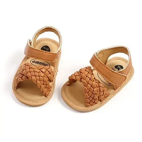RVROVIC Baby Boys Girls Sandals Premium Soft Anti-Slip Rubber Sole Infant Summer Outdoor Shoes Toddler First Walkers - 5