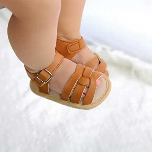 RVROVIC Baby Boys Girls Sandals Premium Soft Anti-Slip Rubber Sole Infant Summer Outdoor Shoes Toddler First Walkers - 2