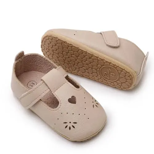 RVROVIC Baby Girl Moccasins Princess Sparkly Mary Jane Dresses Shoes Premium Lightweight Soft Sole Crib Shoes Toddler Shoes - 3