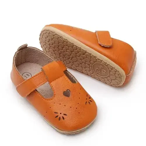 RVROVIC Baby Girl Moccasins Princess Sparkly Mary Jane Dresses Shoes Premium Lightweight Soft Sole Crib Shoes Toddler Shoes - 4