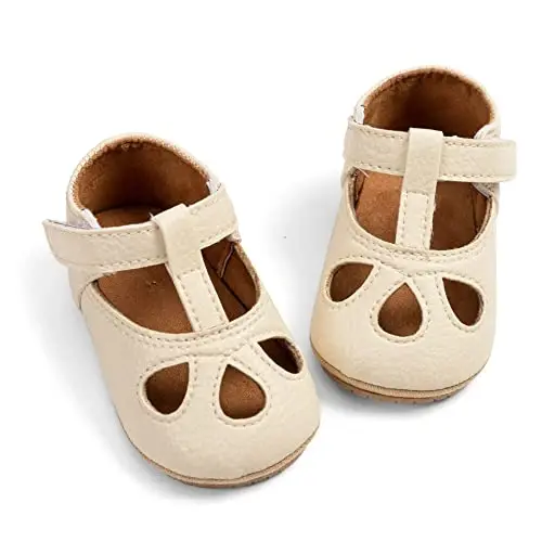 RVROVIC Baby Girl Moccasins Princess Sparkly Mary Jane Dresses Shoes Premium Lightweight Soft Sole Crib Shoes Toddler Shoes - RVROVIC (1)