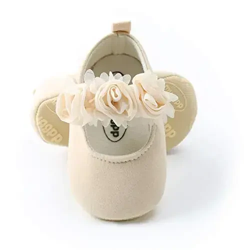 RVROVIC Baby Girl Moccasins Princess Sparkly Mary Jane Dresses Shoes Premium Lightweight Soft Sole Crib Shoes Toddler Shoes - RVROVIC (1)