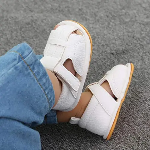 RVROVIC Сандалии для малышей и девочек, премиальная детская летняя уличная обувь, полиуретановая легкая мягкая нескользящая подошва, детская обувь для ходьбы - 2