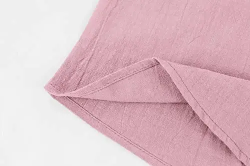 Ryannology erkaklar zig'ir ko'ylaklari kundalik paxta 3/4 yengli oddiy fasonli Henley futbolka yozgi engil plyaj yoga toplari - 5