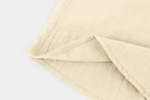 Ryannology Mens Linen Shirts Casual Cotton 3/4 Sleeve Regular-Fit Henley T-Shirt Summer Lightweight Beach Yoga Tops - 5