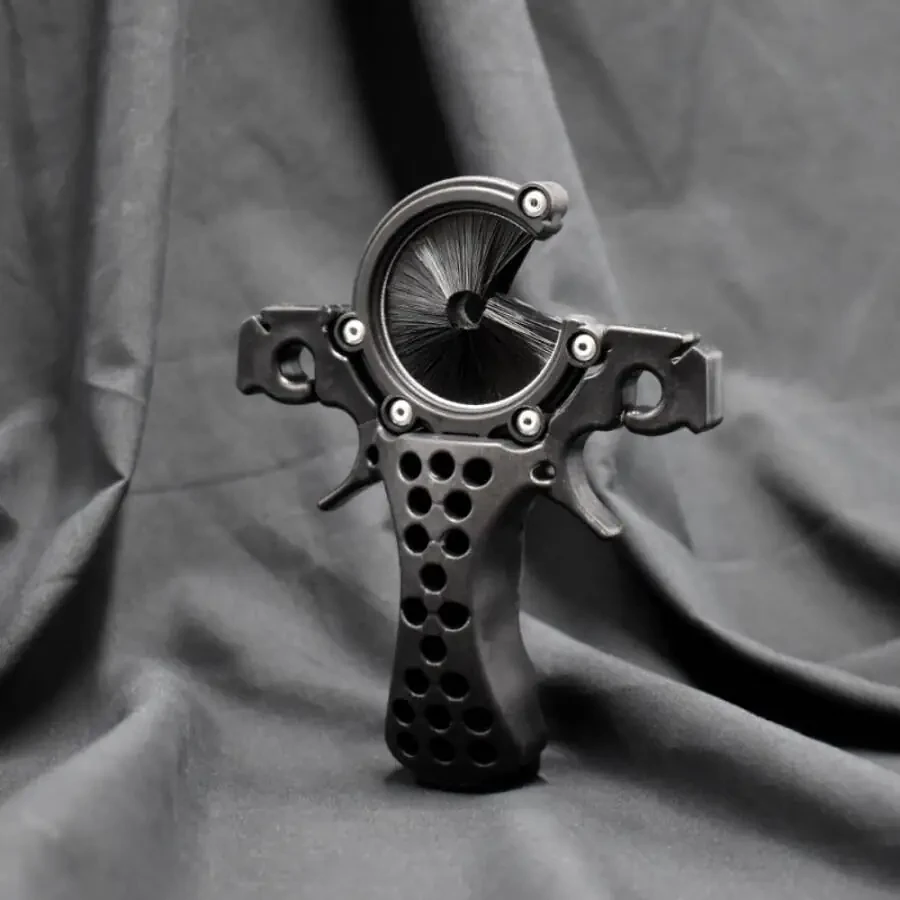 Рыболовная рогатка Runzkzy с лазерным прицелом, перьями и стрелами для охоты. - 10