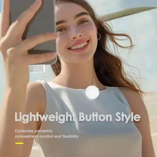 Rythflo simsiz yaka mikrofon iPhone/Android uchun Lightning/USB C (2 TX+2 RX+zaryadlash qutisi), shovqinni bekor qiluvchi mini mikrofon, 35 soat batareya, video yozish vlog uchun qisqichli yaka mikrofon - 2