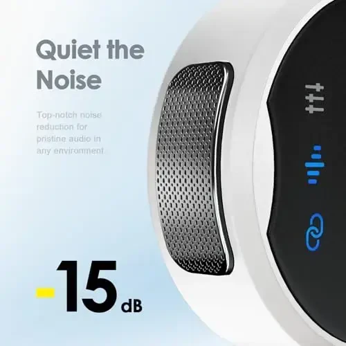 Rythflo simsiz yaka mikrofon iPhone/Android uchun Lightning/USB C (2 TX+2 RX+zaryadlash qutisi), shovqinni bekor qiluvchi mini mikrofon, 35 soat batareya, video yozish vlog uchun qisqichli yaka mikrofon - 4