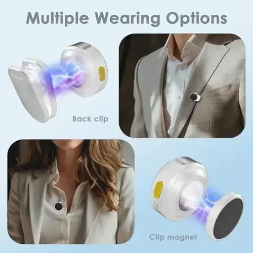 Rythflo simsiz yaka mikrofon iPhone/Android uchun Lightning/USB C (2 TX+2 RX+zaryadlash qutisi), shovqinni bekor qiluvchi mini mikrofon, 35 soat batareya, video yozish vlog uchun qisqichli yaka mikrofon - 5