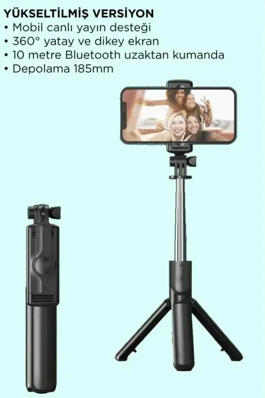 S03 Masofaviy boshqarishli simsiz Selfi tayoqchasi - 5