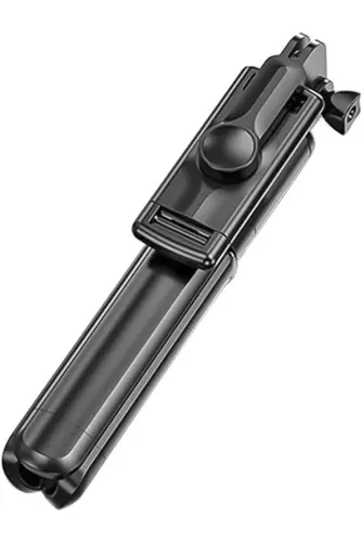 Tripod Kumandalı Kablosuz Selfie Çubuğu S03 Siyah - 3