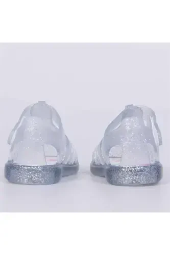 S10279 Tobby Unicorn Girls' Glitter White Sandal - 4